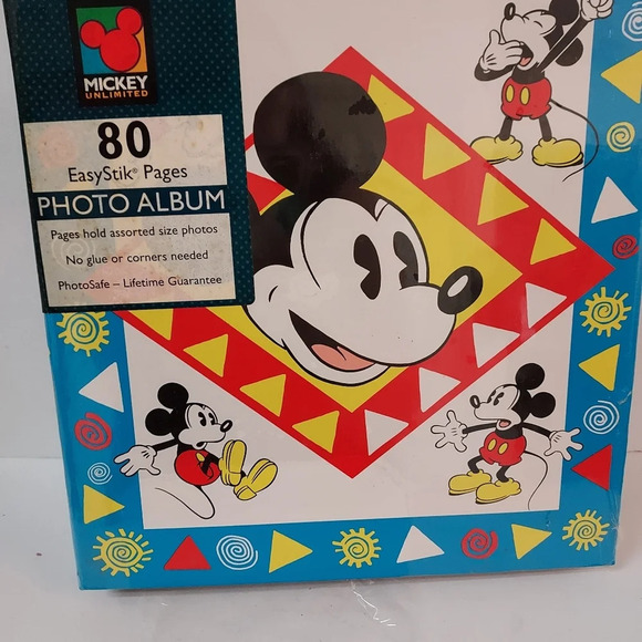 Vintage Disney Micky Unlimited Easystik Pages Photo Album - Picture 3 of 14